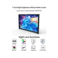 thumbnail image 3 of Moniteur Portable Hd 7 Pouces avec Écran de Jeu Compatible Type-c 1280x800 pour Switch Ordinateur Portable (Prise uk), 3 of 5