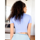 thumbnail image 3 of Playera Mujer Casual Crop Top Stretch Cómoda Blusa Corta, 3 of 5