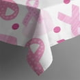 thumbnail image 5 of Pink Breast Cancer Square Tablecloth,Waterproof Square Table Cover,Wipeable Spillproof Washable Table Cover for Home Kitchen Party Decor 42"X42"(107x107cm), 5 of 6