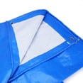 thumbnail image 3 of Unique Bargains Tarps 10Ft x 13Ft Blue Waterproof Poly Tarp Cover with Grommet for Camping, 3 of 7