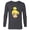 Charcoal Heather, variant on Disney Peter Pan Tinker Bell Pixie Fairy Big Face Costume - Long Sleeve T-Shirt for Men - Customized-White