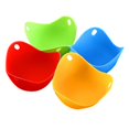 thumbnail image 2 of 4 piezas de escalfador de huevos de silicona para microondas, 4 ollas de aceite antiadherentes para utensilios de cocina, vaporeras, hornos microondas, multicolor, 2 of 5