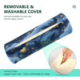thumbnail image 4 of Cylindrical Pillow Decorative Neck Roll Pillow with Removable Washable Cover Roll Pillow for Knee Leg Neck Stars and Bats, 4 of 7