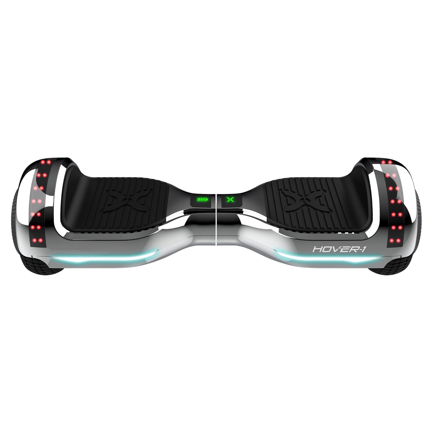 Hover-1 Matrix Hoverboard For Teens, 6.5 in Wheels, 180 lb Maximum Weight, LED Lights & Bluetooth Speaker, Silver - image 2 of 12