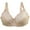 Beige, variant on Jsaierl Women's Lace Bras Wireless Push Up T-shirt Bras Seamless Full Coverage Bralettes Cozy Daily Full Figure Bras