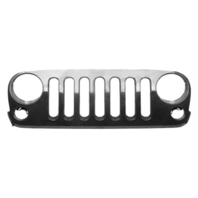 Matte Black Grille Assembly for 2007-2017 Jeep Wrangler