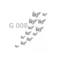 thumbnail image 3 of Decoración Mariposas,3d Pared Colore Metálicos Hueco Plateado, 3 of 5