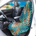 thumbnail image 2 of Garronmavis Leopard Front Car Seat Towel Cover Sweat Protection for Sports Workout Use Easy Installation Water-Resistant Stain Resistant Universal Fit for Cars SUV Trucks Sedan Van, 2 of 8