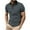 Gray, variant on WREESH Men's Color Block Henley Shirt Casual Button-Up Short Sleeve Top with V-Neck & Breathable Cotton for Everyday Wear