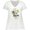 AA-White, variant on Inktastic He is Risen Cross with Script and Flowers Women's Plus Size V-Neck T-Shirt