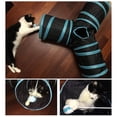thumbnail image 5 of Collapsible 3 Way T-Shape Cat Tubetunnel Cat Toy With Peek Hole For Cat, Kitty, Kitten, 5 of 5