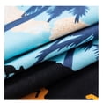thumbnail image 6 of Zylanna Men's Board Shorts with Pockets, Swim Trunks Quick Dry Drawstring Elastic Waist Hawaiian Print Casual Summer Beach Shorts for Men Multicolor, 6 of 7