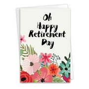1 Funny Retirement Card with Envelope - Optimisms C6631GRTG
