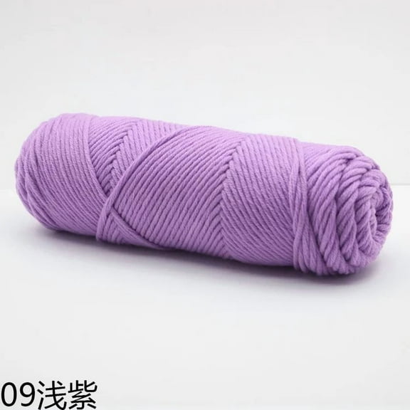 Namzi 8-Strand Mixed Fiber Yarn for Crocheting - 2 Rolls light purple Yarn, Soft Premium Yarn Packs for Crocheting Projects, Durable Yarn for DIY Crafts