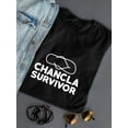 thumbnail image 3 of Latino Chancla Survivor Graphic Women Black T-Shirt, Female Medium, 3 of 4