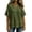 Dark Green, variant on Fringe Boho Tops for Women Casual Cotton Linen Distressed V Neck Short Sleeve Blouses Gauze Raw Edge Hem Shirts