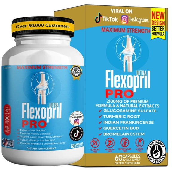 GreenVify Flexopril Ultra Pro Joint & Mobility Support Capsules