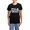 With Blue Strpe Pant, variant on - SISTER BEAR Pajamas - Women's Short Sleeve Print T-Shirt and Pants Dark Cotton Pajama Set