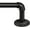 48" to 86", variant on Adjustable 1 Inch Industrial Black Curtain Rod for Windows 48-86, Room Divider with Frosted Finish