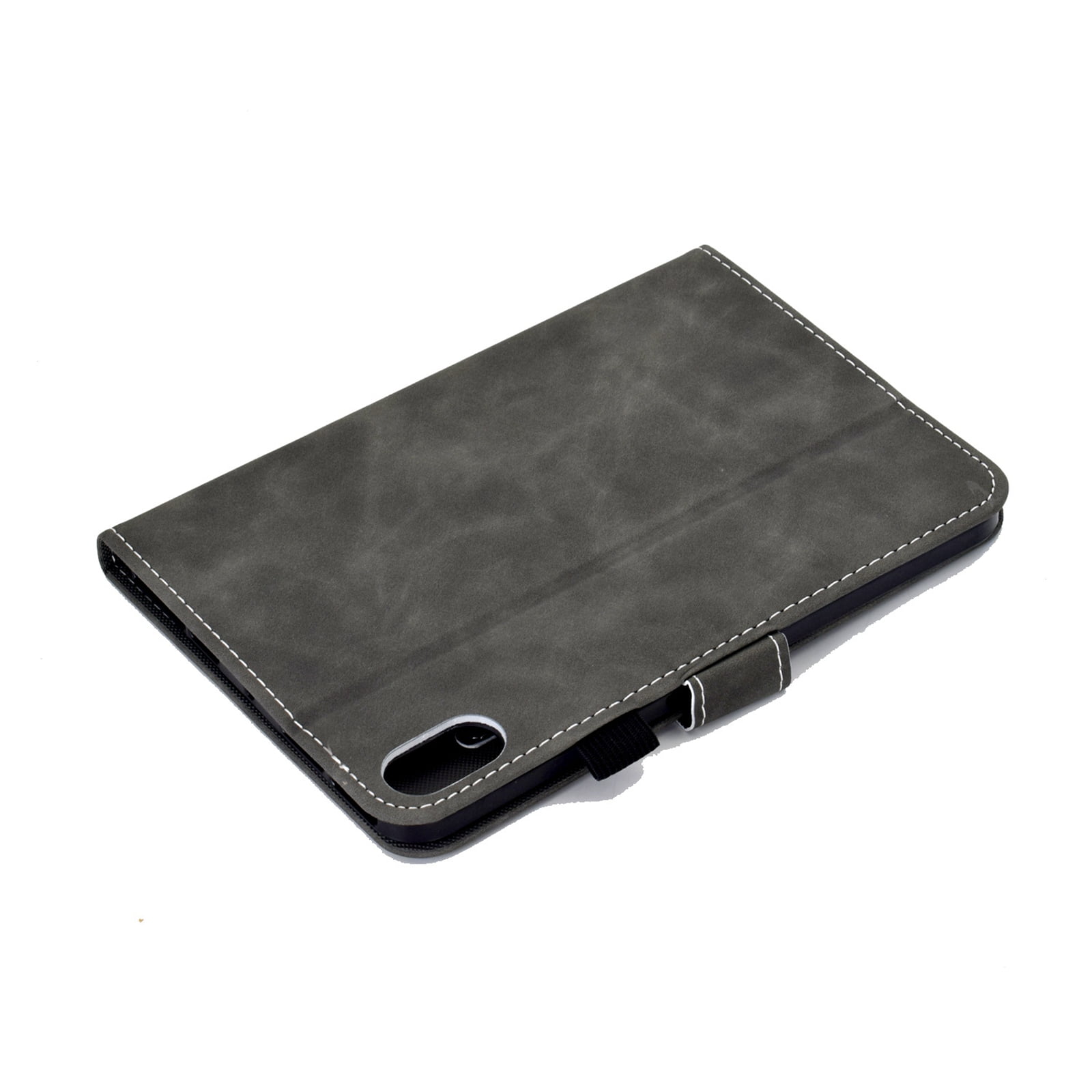 Dteck Case for  iPad 11-inch (A16) 2025/iPad 10th Generation 10.9 inch 2022,Magnetic Leather with Pencil Holder Pockets PU Leather Smart Folio Stand Wallet TPU Shockproof Cover,Gray