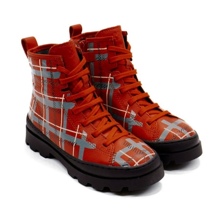 

Camper Girls Brutus Leather Boot Red \ White 11.5 M US