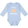 thumbnail image 3 of Inktastic Wrestling Future Wrestler Boys or Girls Long Sleeve Baby Bodysuit, 3 of 5