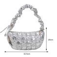 thumbnail image 3 of Bolso de viaje acolchada acolchada de algodón informal Moda Color sólido simple para el trabajo, 3 of 8