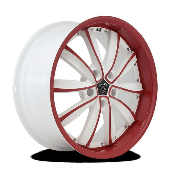 18X8 5-100 W-DIAMOND #981 WHITE/RED FACE (WPR) 35/73.1