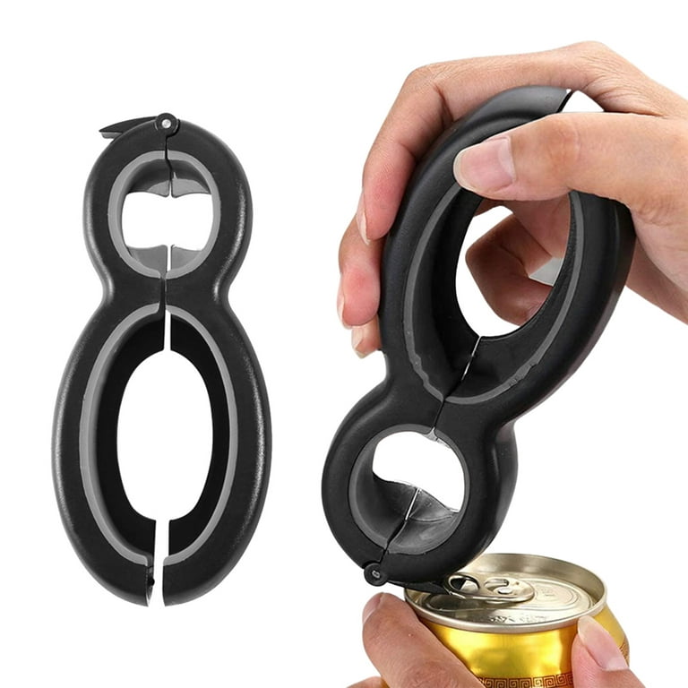 Dropship Multi-Functional 6 In 1 Twist Bottle Opener All In One Jar Gripper  Can Pull Tabs Beer Bottle Opener Beverage Bottle Lid Twist Off Jar Opener  Claw to Sell Online at a