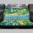thumbnail image 6 of Uourmeti Tropical Flower Leaf Print Car Seat Covers Full Set Lightweight Seat Protection Cover Easy to Install Polyester Car Seat Cover Sets Fit for Truck Cars, 6 of 10