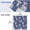 thumbnail image 7 of GZHJMY Cute Koala Cloth Napkins Set of 1, Reusable Washable Oversized Table Napkins for Family Wedding Dinner Party Home Decor, 20 Inch Decorative Washcloths, 7 of 7
