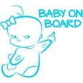thumbnail image 2 of SPRING PARK Cute Baby on Board Car SUV Vehicle Reflective Warning Sign Decals Sticker Decor, 2 of 7
