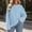 Light Blue, variant on Daiosportswear Women's Long Sleeve Shirts Lightweight Tunic Tops Breathable Comfort Lightweight Basic Tees White