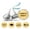 Glitter Gold, variant on Darling Souvenir 190 Pcs DIY Graduation Theme Stickers for Candy Chocolate Labels-Black