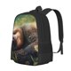 thumbnail image 1 of Balery Daisy Sleeping Sloth Mochila para hombre y mujer - Tela Oxford 600D resistente - Gran capacidad, resistente al agua, ideal para la escuela, viajes y senderismo, 1 of 6