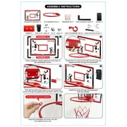 Babyltrl Indoor Kids Basketball Hoop,Mini Toddlers Wall Mounted Basketball Hoop with Electronic Scoreboard,Basketball Toys Suit for Door/Pool/Outdoor