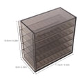 thumbnail image 2 of RUNROTOO Organizador Para Extensiones De Pestañas En Acrílico Negro Con 5 Capas Para Técnicos Y Salones, 2 of 7