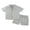 #A, variant on 1-5T Toddler Baby Boys 2 Pieces Cotton Linen Set Short Sleeve Button Down Shirt and Shorts Set Summer Outfits