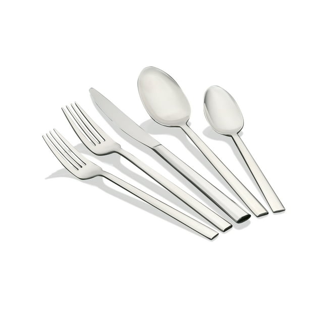 20 Piece Silverware Flatware Set 18/10 Stainless Steel Cutlery with