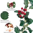 thumbnail image 2 of Advancent Christmas Garland Household Room Pendant Vivid Outdoor Decoration Hanging Simulation Exquisite Indoor Vine DIY Plant Fake Prop Kits de decoración para fiestas Advancent HA032978-00, 2 of 6