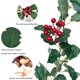 thumbnail image 5 of Yuarrent Christmas Garland Household Room Pendant Vivid Outdoor Decoration Hanging Simulation Exquisite Indoor Vine DIY Plant Fake Prop Kits de decoración para fiestas Yuarrent HA032978-00, 5 of 5