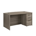 thumbnail image 2 of OfficeWorks by Sauder Affirm 60” x 35" 1-File Single Ped Bowfront Desk, Hudson Elm Finish, 2 of 5