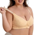 thumbnail image 1 of Bra Undergarment for Casual Everyday Wear – Front Buttoned Supportive Lingerie with Backless Style Comfortable Fit Adjustable Straps Seamless Cup Design Versatile Year-Round Wear, 1 of 7