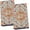 Orange, variant on Orange Flowers Bohemia Boho Kitchen Towels Dish Towels, 18x26 Inch Daily Seasonal Decoration Hand Towels Set of 2