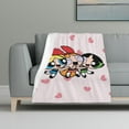 thumbnail image 6 of The Powerpuff Girls Blanket Anti-Pilling Flannel 32"X48" Super Soft Plush Air Condition Quilt Fluffy Warm Cozy Decorative Blankets, 6 of 7