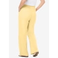 thumbnail image 2 of Woman Within Plus Size Tall 7-Day Wide-Leg Elastic-Waist Stretchy Knit Pant, 2 of 6