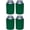 Forest Green, variant on Blank Thick Foam Old School Can Cooler (4 Pack, Gray)