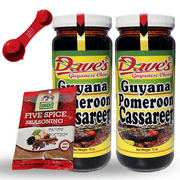 Dave's 12oz Guyanese Cassareep, Indi 5 Spice Seasoning Mix, Thevineconnects Measuring Spoon