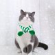 thumbnail image 5 of Collar para Gatos, Babero de Punto para Mascotas, Joyería de Lana, Bufanda Ajustable para Navidad, Decoración, 5 of 6