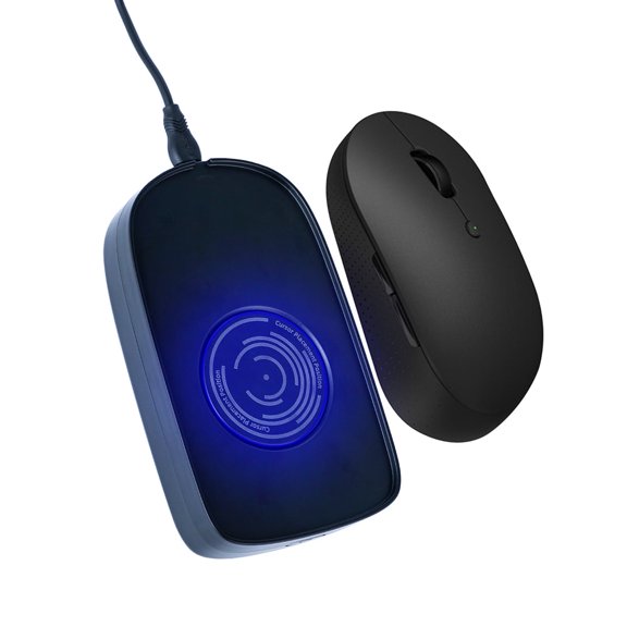 YMTQ Mouse Mover Jiggler Adjustable ON OFF Switch Applicable Wired Wireless Optical Mouse for Keeps PC Active Black